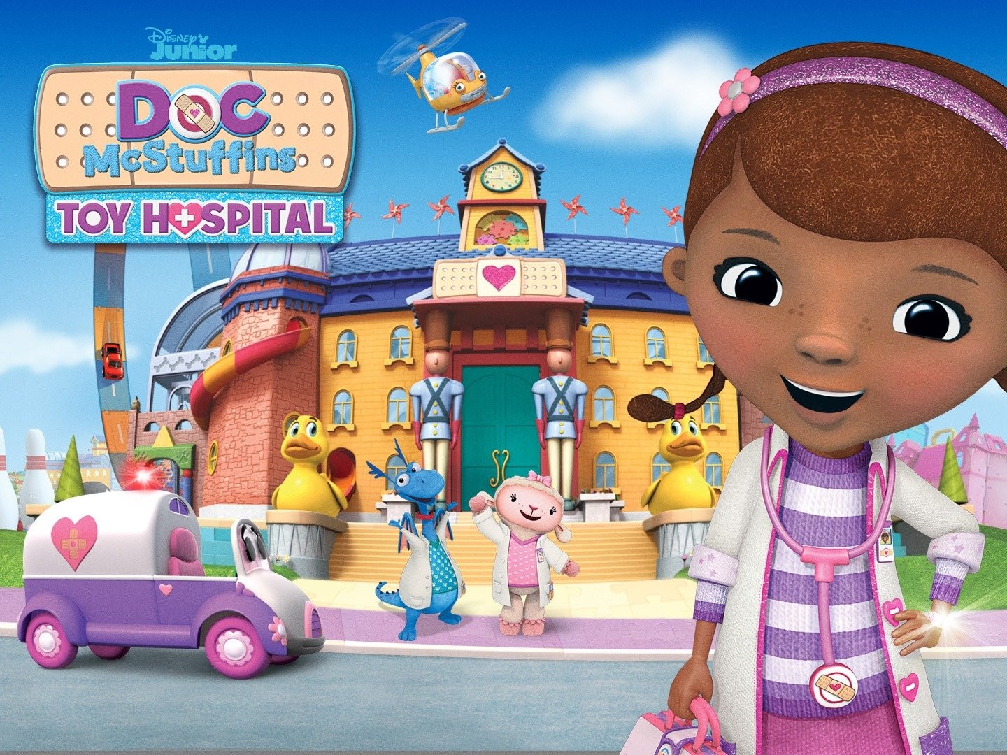 doc mcstuffins stuffy's ambulance ride